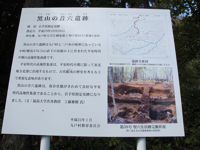 黒山の昔穴遺跡